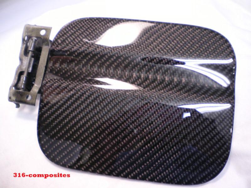 04-08 acura tl carbon fiber fuel door gas lid