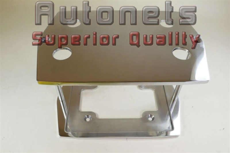 Polished smooth aluminum optima battery tray group 35 plain street hot rat rod