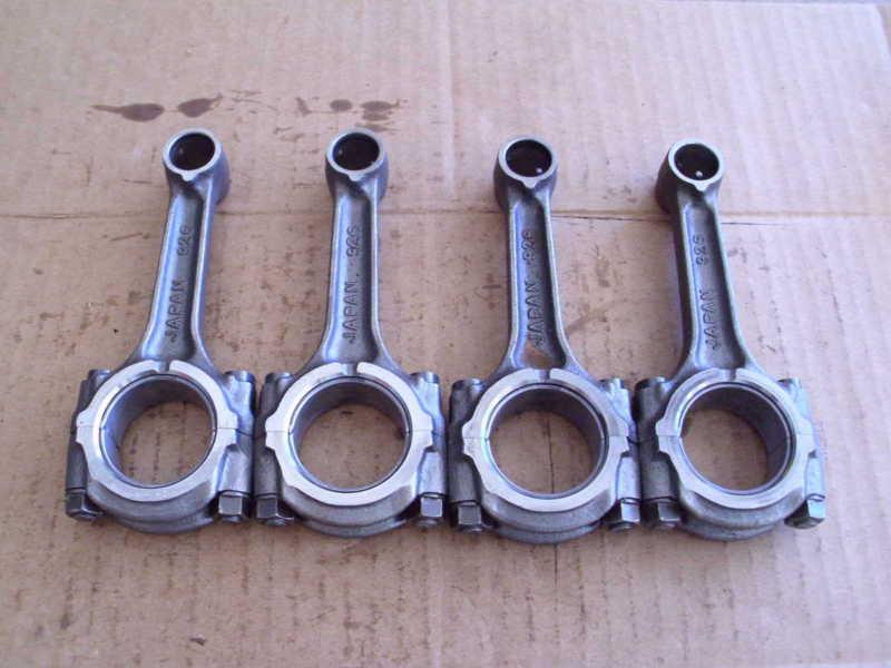 Kawasaki  zx-750 1987, connecting rods ( 4 ) and bearing inserts, look real good