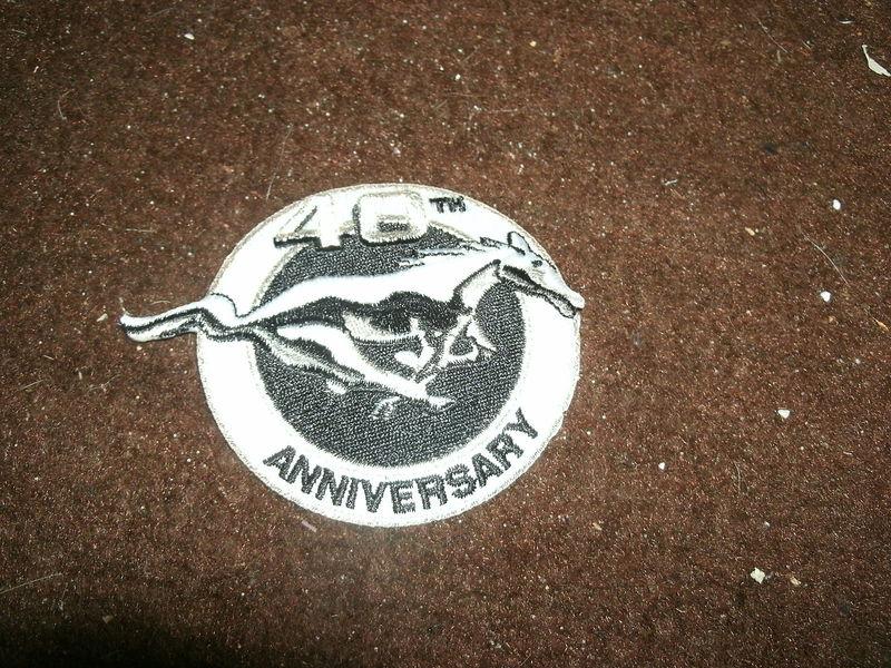 2004 ford mustang 40th anniversary jacket hat shirt floor mats patch - nice new