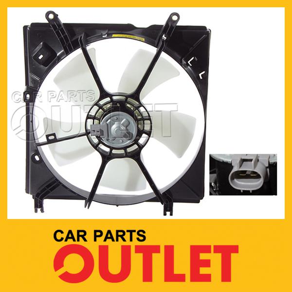 2001-2005 toyota rav4 radiator cooling fan to3115120 blade motor shroud assembly