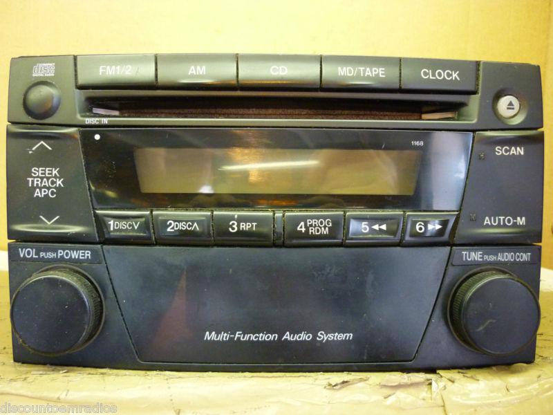 02-03 mazda mpv radio cd player ld50669r0a *