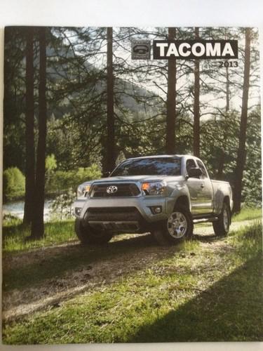 2013 toyota tacoma sales brochure '13 toyota tacoma color brochure new