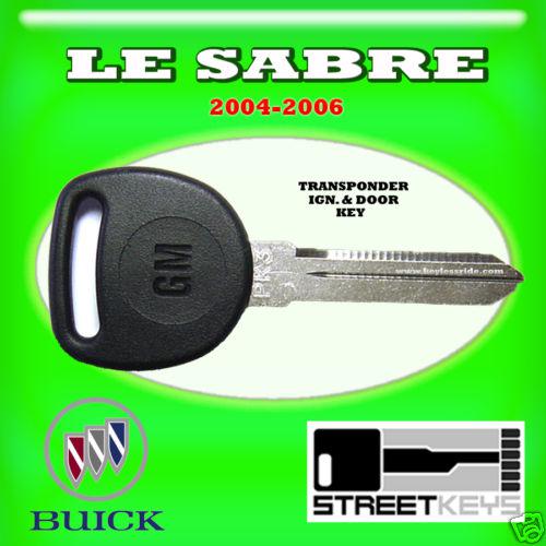 04 05 06 buick le sabre transponder chip ignition key