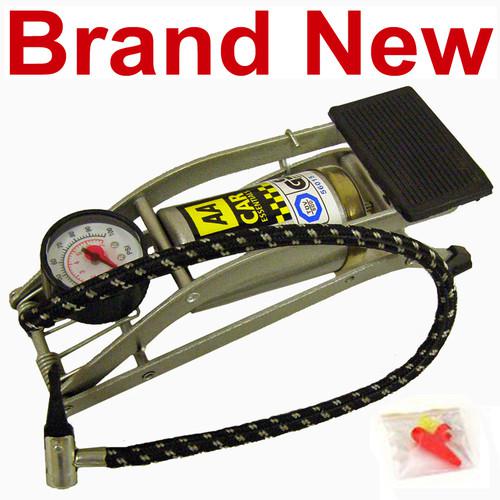 New aa car essentials single footpump,foot operated tire air pump