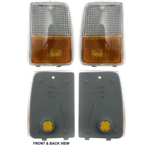 87-90 chevy caprice side marker signal blinker corner parking light pair set new