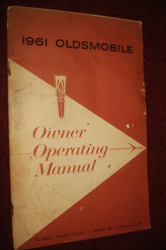 1961 oldsmobile owner's manual / owner's guide / orig!!