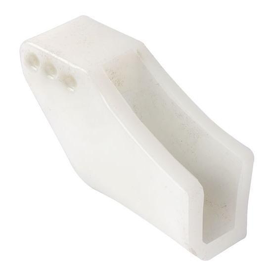 New plastic chain guide block, low resistance guide