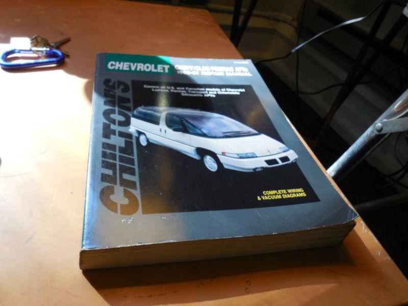 1990 1991 chevy lumina,pontiac transport,oldsmobile silhoutte chilton's manual