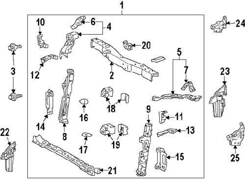 Toyota 5329347020 genuine oem factory original side seal