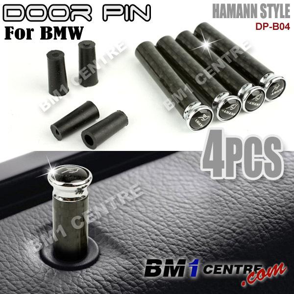 B04 4pcs bmw carbon fibre door pin set for 7 series f01 f02 730i 745i interior