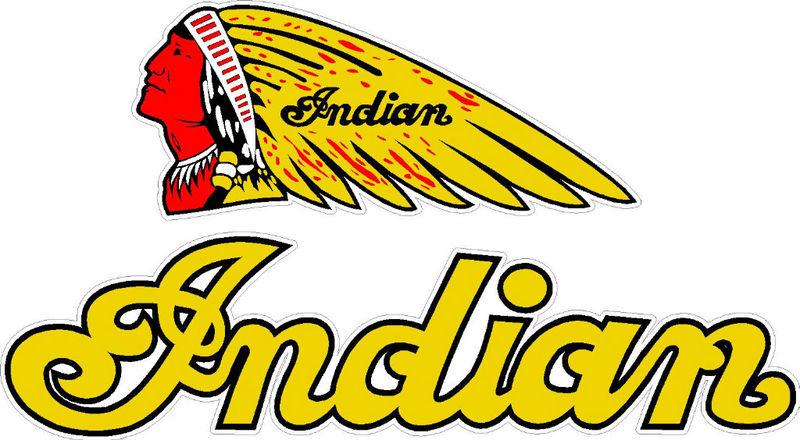 Indian motorcycle decal pair   high quality!!!!