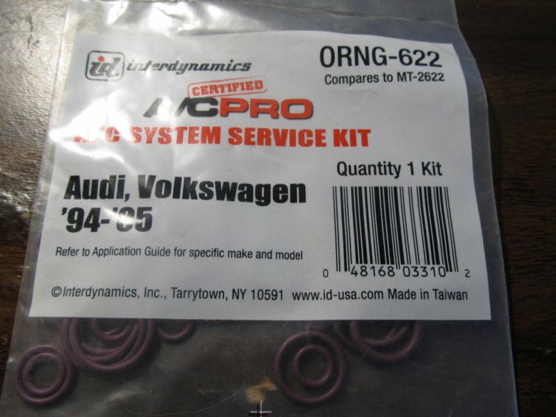 A/c service kit - audi, volkswagen '94 to '05  - interchanges with mt2622