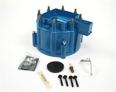 Pertronix distributor cap male/heistyle blue clampdown buick cadillac chevy gmc