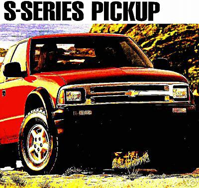 1995 chevy s-10 pickup brochure zr-2 off-road s10