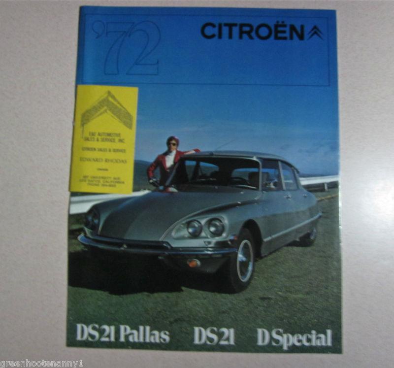 1973 citroen sm sales brochure: a harmony of opposites