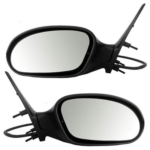 New pair set power side view mirror glass housing heat heated taurus sable