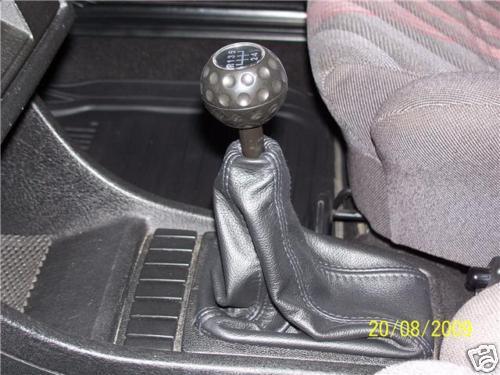 Vw golf ii 2 mk2 jetta 83-1991 black leather shift boot