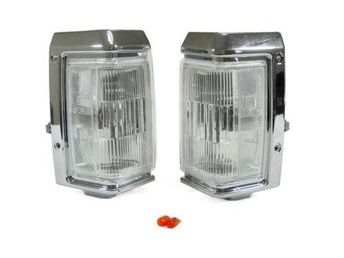 Us fast ship 1988 1989 nissan hardbody pickup truck clear front corner lights