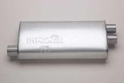 Dynomax super turbo muffler 2.5" off in 2.25" off out