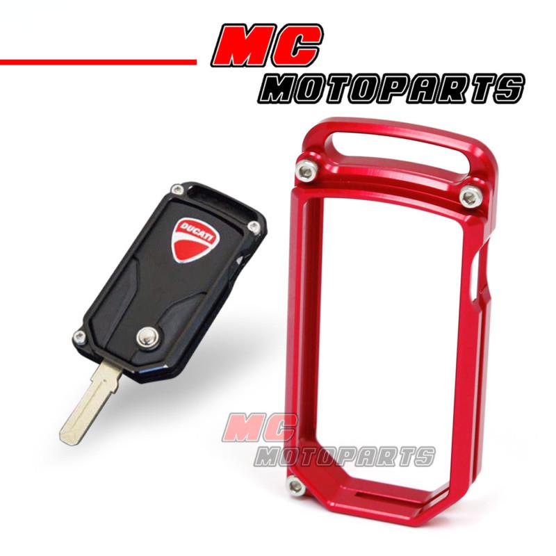 For ducati multistrada mts 1200 s 2010-2013 red cnc key cover case protector