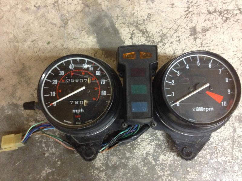 1981 honda cb650 cb 650 gauges speedometer indicators and tachometer gauges