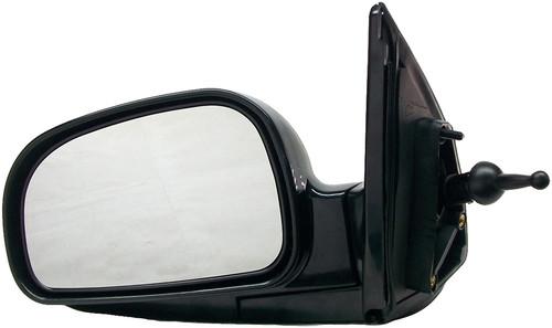 Side view mirror lh santa fe, manual black, to 12/2/02 platinum# 1272252