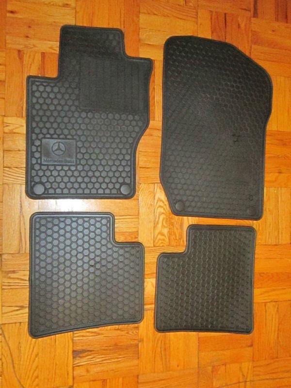  2006-2011 mercedes ml350 rubber floor mats black