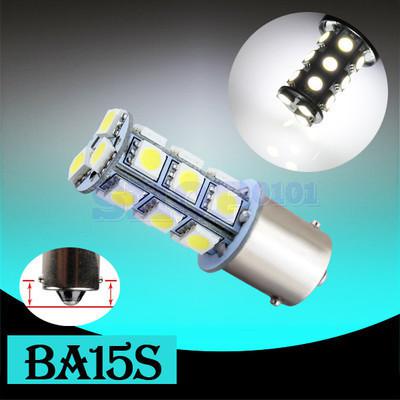 1156 ba15s 18 smd 5050 pure white tail turn signal led car light bulb lamp