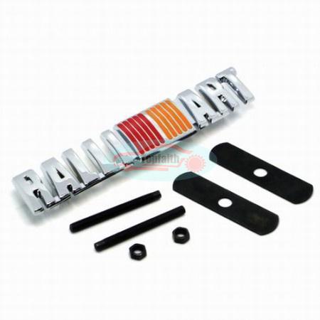 Metal hood front grille grill badge emblem for ralliart ralli/art lancer eclipse