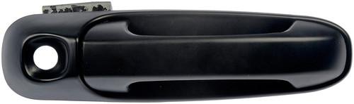 Ext door handle front right, w/keyless entry black smooth platinum# 1150747