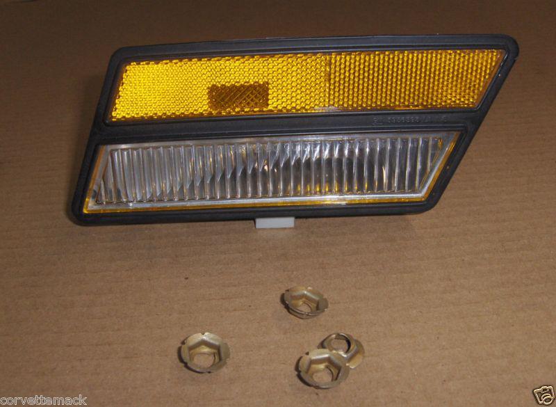 Corvette side marker light lh 80,81,82 gm new old stock nos