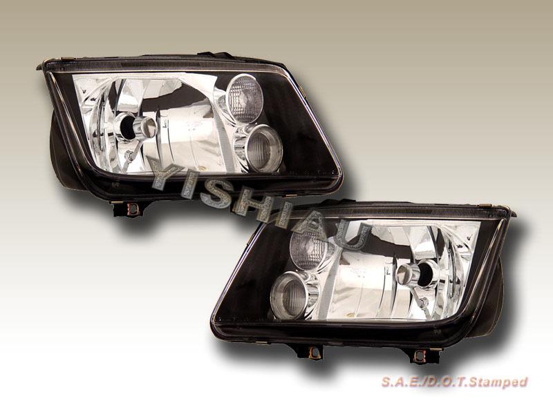 99 00 01 02 03 04 05 vw jetta headlights jdm black new