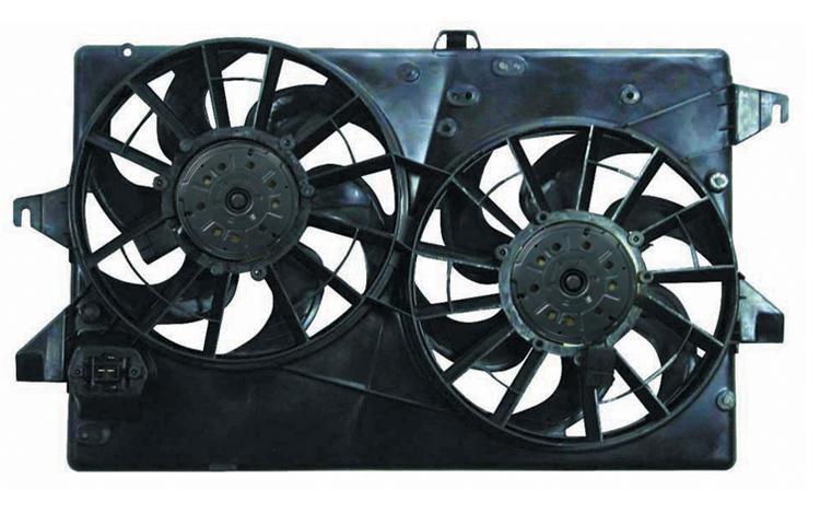 Depo replacement ac condensor radiator cooling fan ford mercury