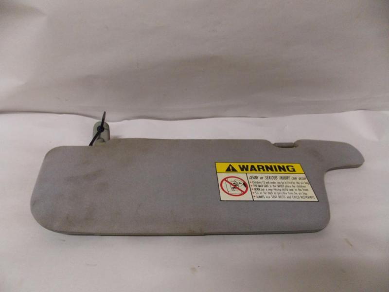 00-02 01 hyundai accent 2 door left driver sun visor 2000 2001 2002 #4308