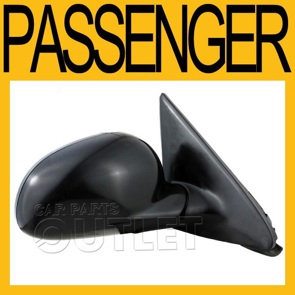 92 93 94 95 honda civic power remote mirror coupe/hb unpainted foldable 2d/3d rh