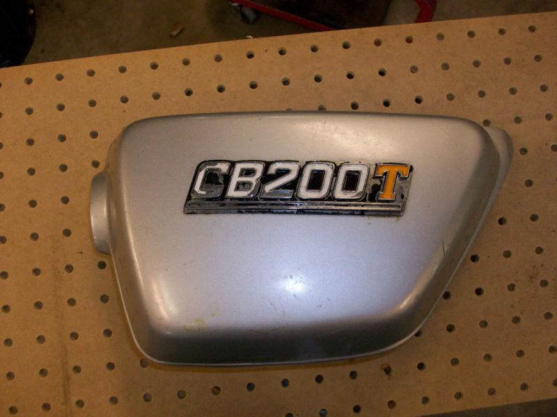 Vintage honda cb200t motorcycle  left side cover 