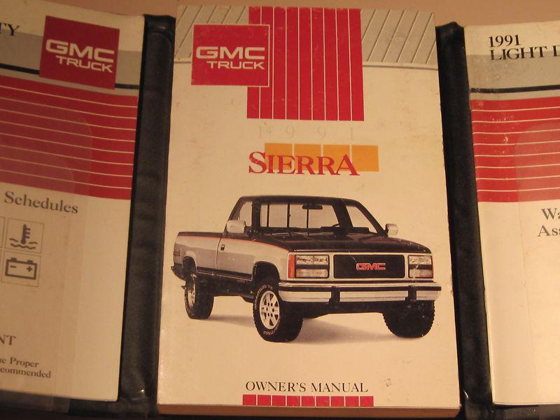 Gmc 1991 sierra original owners manual