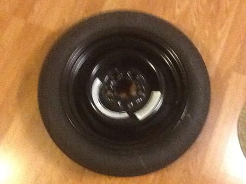 Never used lincoln town car spare michelin t125/80 r 16 97 m on 5 lug rim