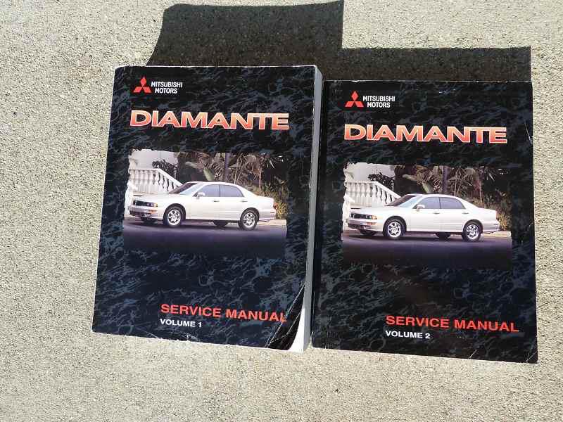 1997 mitsubishi diamante factory service manuals (complete set!) volumes 1 - 2