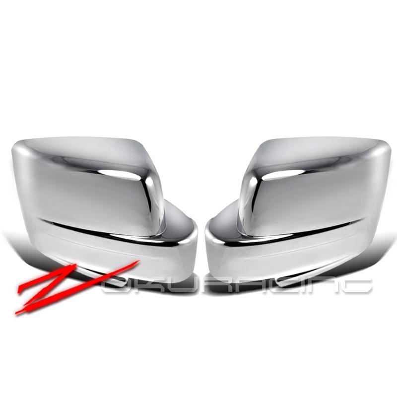 07-09 dodge nitro chrome side mirror covers pair