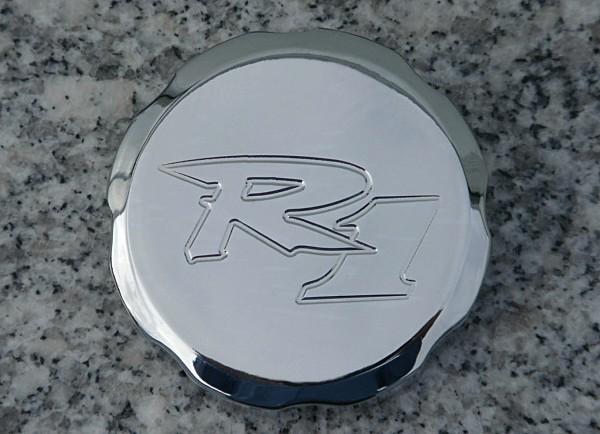 1998-2014 yamaha yzf r1 chrome front brake fluid cap