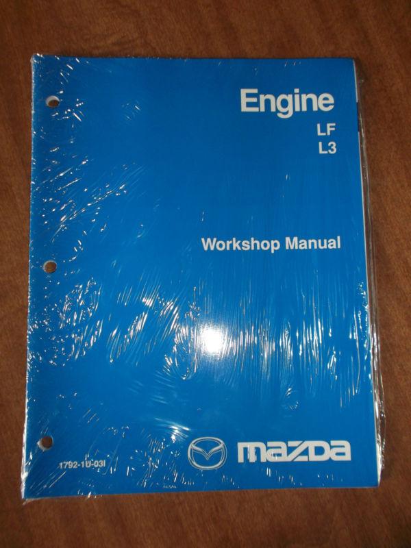 Mazda engine lf l3 workshop service repair shop manual overhaul oem