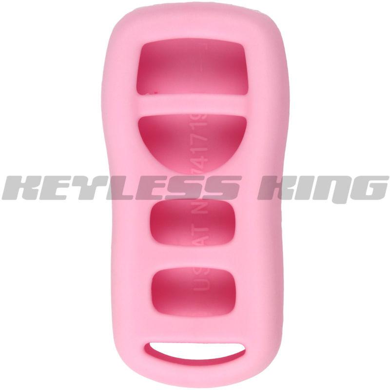 New pink keyless remote smart key fob clicker case skin jacket cover protector