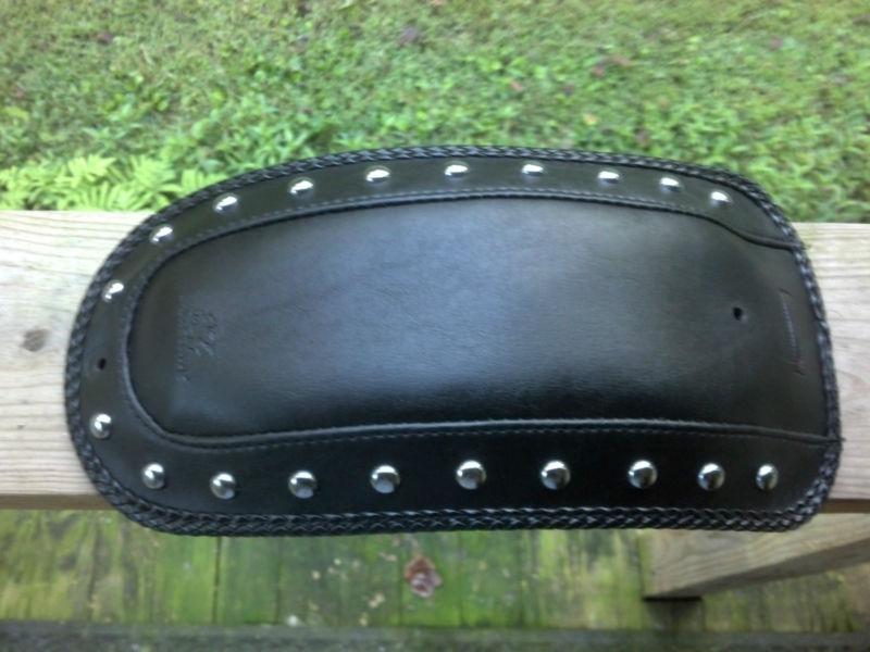 Mustang studded braided rear fender bib 