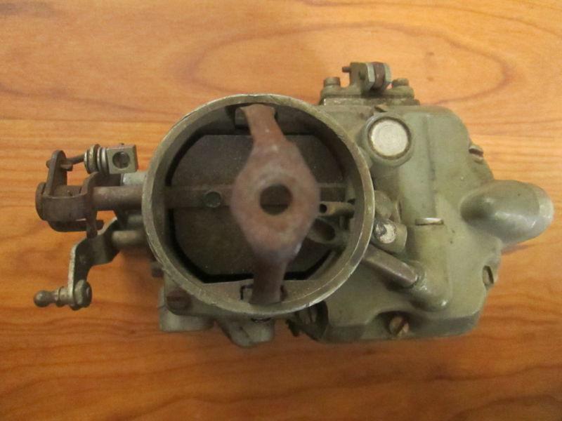 Holley single barrel ford carburetor fomoco broken body selling as parts only