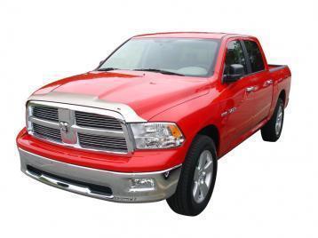 09-12 dodge ram 1500 hood avs aeroskin chrome bug shield deflector 622004