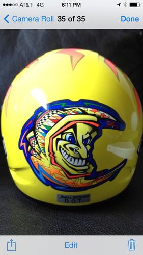 Valentino rossi edition agv large gp-1 helmet!!! gp 1