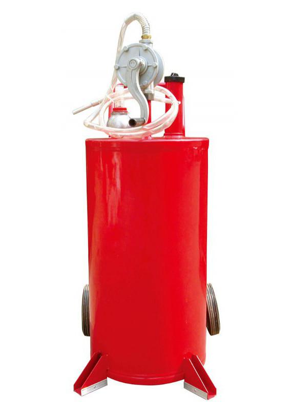 25 gallon steel gas caddy - fuel bio diesel kerosene caddy fluid transfer tool