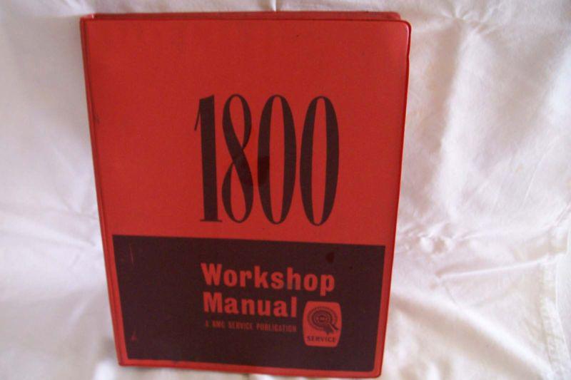 1969 bmc 1800 & 18/85 factory workshop manual,perfect condition.